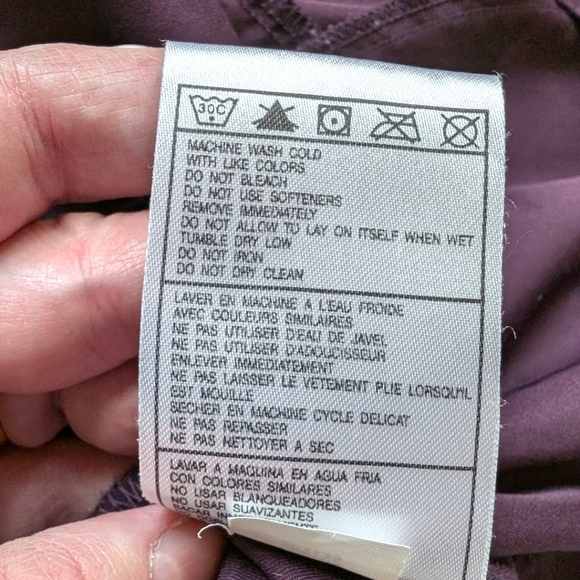 Nike Track Jacket Vintage Full Zip Long Sleeve Athletic Purple Stripe Women's M - Picture 10 of 15